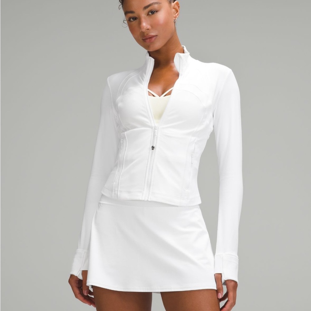 Lululemon define cropped jacket white 4 XS